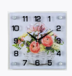 Часы настенные "Корзина с цветами"