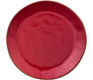 Тарелка керамическая красная 26,5*26,5