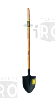 Лопата штыковая универсальная с зубьями с деревянным черенком 1200мм, Zinler (ЛЗУЧ1)