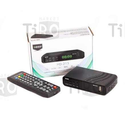 Тюнер для цифрового DVB-T2 HD HD-215 DOLBY DIGITAL