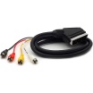 Аудио видео кабель Scart-4 RCA 6010, 3,0 м