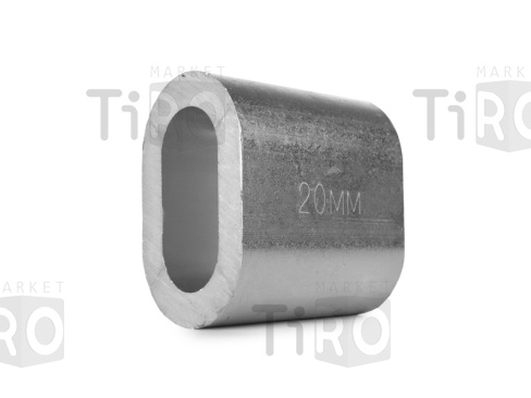 Втулка алюминиевая 20 мм Tor Din 3093
