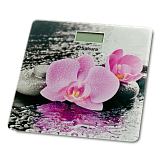 Весы напольные электронные 0-150кг Sakura SA-5072F, орхидеи