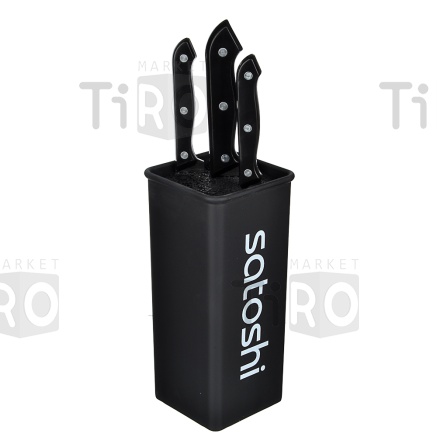 Подставка для ножей 10*10*22см Satoshi 838-018 