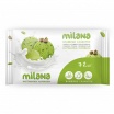 Салфетки влажные антибактериальные Milana Фисташковое мороженое 72 штуки
