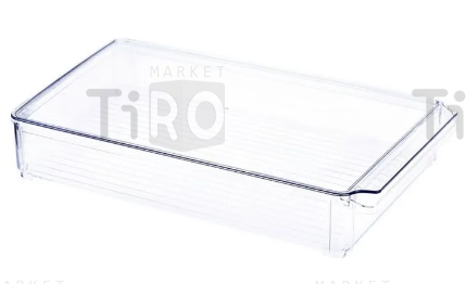 Органайзер для холодильника 2,3л. 20*30*5см с крышкой прозрачный М1586