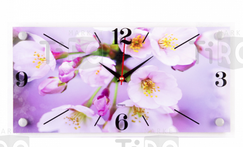 Часы настенные "Цветы яблоньки" 1939-1162