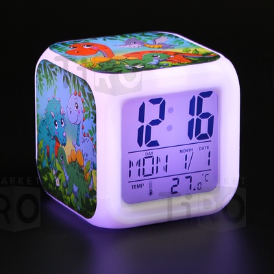 Часы-будильник с циферблатом Ladecor Chrono, 529-197, 10х8х4см, FM-радио, блютус-колонка, пластик