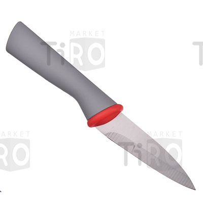 Нож кухонный Satoshi Карбон овощной 9см, нержавеющая сталь с антиналипающим покрытием