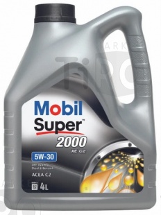 Полусинтетическое масло Mobil Super 2000 XE, C2, 5w30, 4л