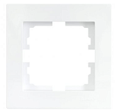 Рамка Lezard Vesna 742-0200-146, 1-ая горизонтальная белая