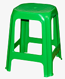 Табурет пластиковый, h-25см, зеленый, 5818