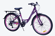 Велосипед Stels Miss-4300 24" V010 (14" Фиолетовый/розовый)