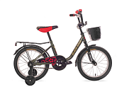 Велосипед BlackAqua 1604, DK-1604 с корзиной, хаки