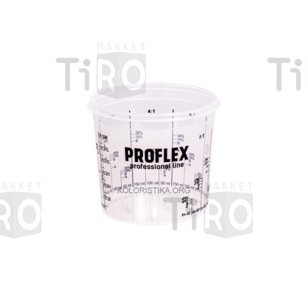 Емкость пластиковая мерная техническая Proflex 0,385л, с крышкой