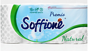 Туалетная бумага Soffijne Premio 3-х слойная, белая, 8 рулонов