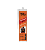 Герметик Sila Pro Max Selant, селикатный,  до +1500 °C, для печей, 280мл
