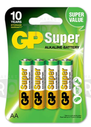 Батарейка Super Alkaline GP LR06 CR-24*4