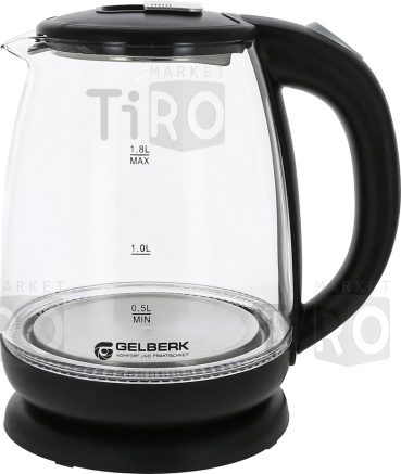 Чайник Gelberk GL-399 1,8л, с LED подсветкой, 1500Вт