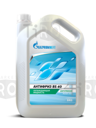 Антифриз Gazpromneft Antifreeze BS 40, 20 кг. зеленый
