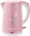 Чайник 1,8л, Sakura SA-2159WP розово/белый