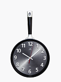 Часы настенные сковорода 25х43см, корпус синий с черным "Рубин"