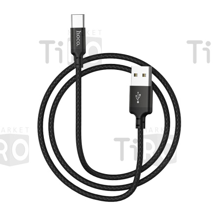 Кабель USB Hoco X14 Type-c черный 2м