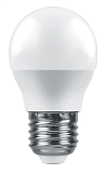 Лампа светодиодная Feron G45, LB-1409, "шар", 9Вт, 220В, Е27, 2700К