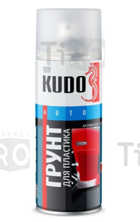 Грунт для пластика прозрачный Kudo KU-6000 (активатор адгезии) 520мл (аэрозоль)