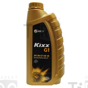 Масло синтетическое Kixx Synthetic G1 5w40 SN Plus бензин 1 литр