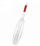 Решетка гриль для рыбы 15*34 см (длина с ручкой 63 см)