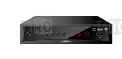 Цифровой ресивер Perfeo "Consul" (DVB-T2/С, HDMI, 2-USB, пульт ДУ)