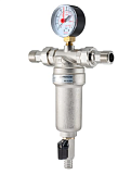 Фильтр промывной с манометром для горячей воды PF 1/2" 239.G