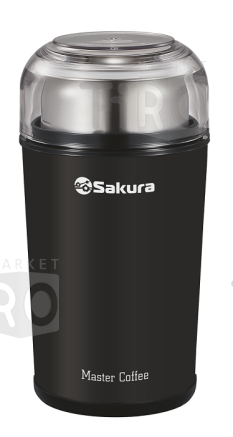 Кофемолка электрическая, 300мл, Sakura SA-6173BK черная
