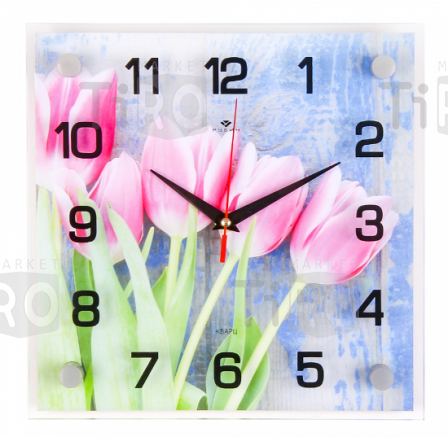 Часы настенные "Тюльпаны" 2525-028