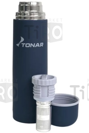 Термос 1000мл, синий, Тонар (HS.TM-052-B)