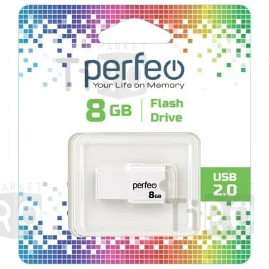 Perfeo USB 8GB M01 White