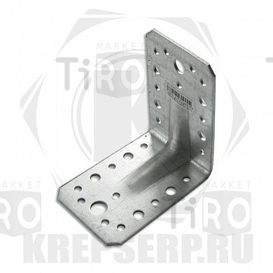 Уголок крепежный усиленный RKPL1 90*90*65*2мм  цена за 20шт 402108 (081)