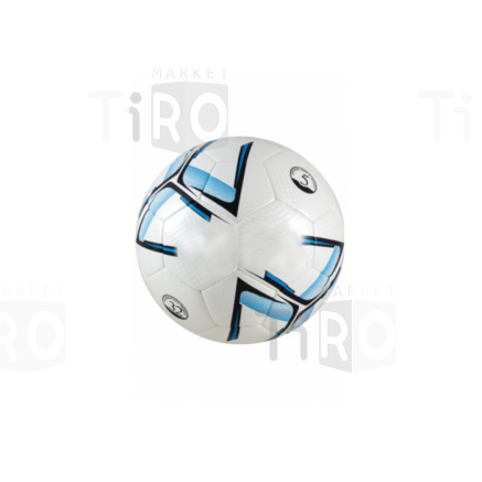 Мяч футбольный ECOS Pro Hybrid Neon. Размер №5 Синий