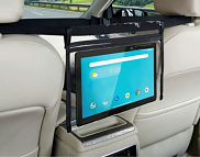 Держатель планшета Siger ORGS0302 между сиденьями автомобиля из ПВХ прозрачный