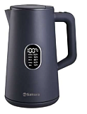 Чайник Sakura SA-2171G Premium, 1,5л, диск, 5 режимов нагрева, серый