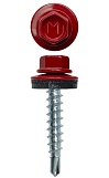 Саморез кровельный 4,8*29 RAL 3011 красный (250шт.)