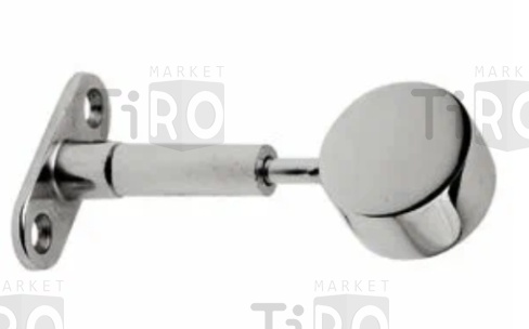 Держатель трубы торцевой регулируемый GP 50AR, хром, d-25мм, Joker