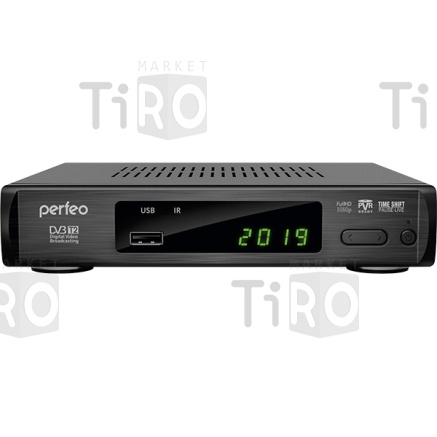 Ресивер Perfeo DVB-T2/C &quot;LEADER&quot; для цифр.TV, Wi-Fi, IPTV, HDMI, 2 USB, DolbyDigital, пуль