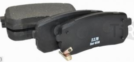 Колодки тормозные Kia Carnival III (UVP) 2,9CRDi "Цитрон" (2.2.79) (к-т 4 шт)