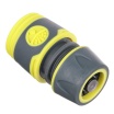 Коннектор быстросъемный для шланга Inbloom 1/2 с аквастопом, обрезиненное покрытие ABS