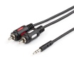Аудио кабель мини джек 3,5 мм стерео - 2 RCA 1,5 м
