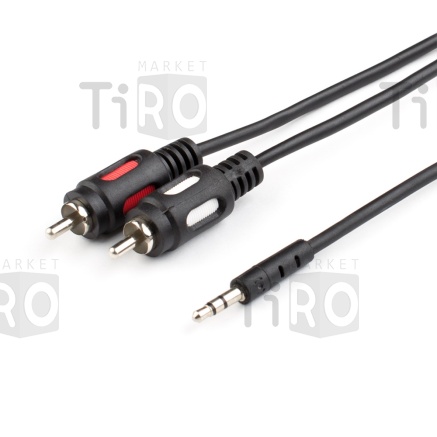 Аудио кабель мини джек 3,5 мм стерео - 2 RCA 1,5 м