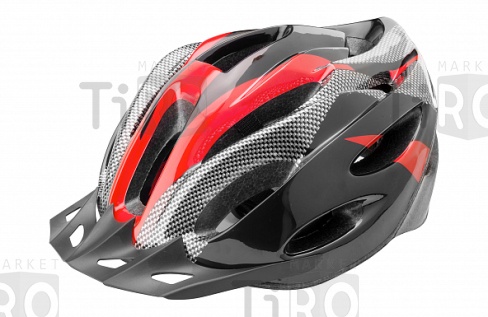 Шлем FSD-HL021, 600126 черно-красный р.L (58-60)