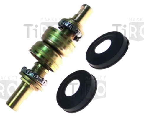 Каретка Trix k836 с валом, под клин, 10 деталей (15/64"х10-2шт, чашка 40мм-2шт) Каретка Trix k836 с валом, под клин, 10 деталей (15/64"х10-2шт, чашка 40мм-2шт)